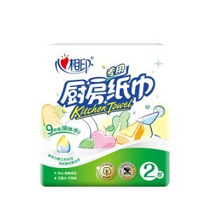 KT102 (20 bundles) Hearttex 2 Rolls 75 Sections Printed Kitchen Paper-1 Bundle