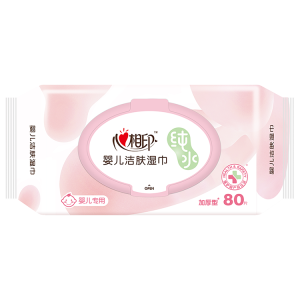 XYA080 Hearttex Baby 80 Sheets Wet Wipes (Pure Water)-1 Pack