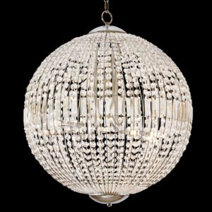X9091/12 Luxurious Round Crystal Pendant Light