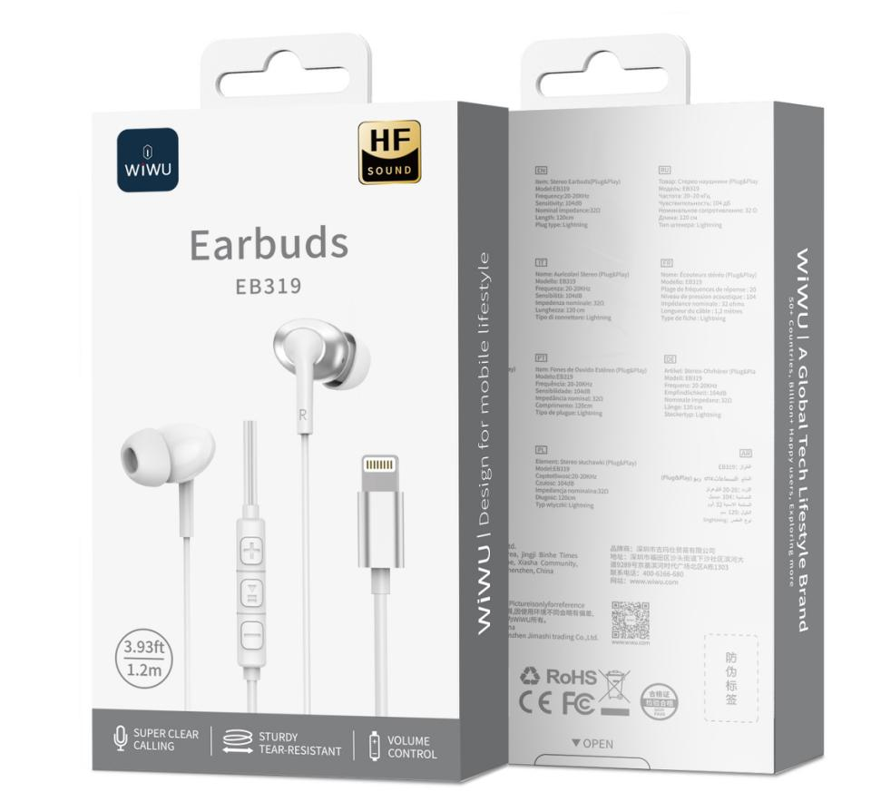 Lightning Stereo Wired Earbuds EB319 2 Lightning Stereo Wired Earbuds EB319 - Image 2