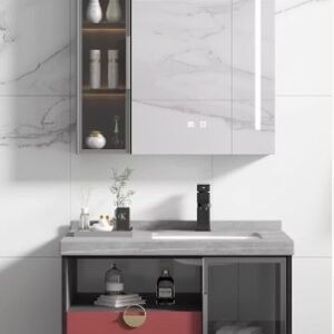 Armani Gray Limestone Ceramic Basin