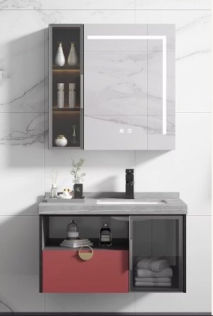 Armani Gray Limestone Ceramic Basin