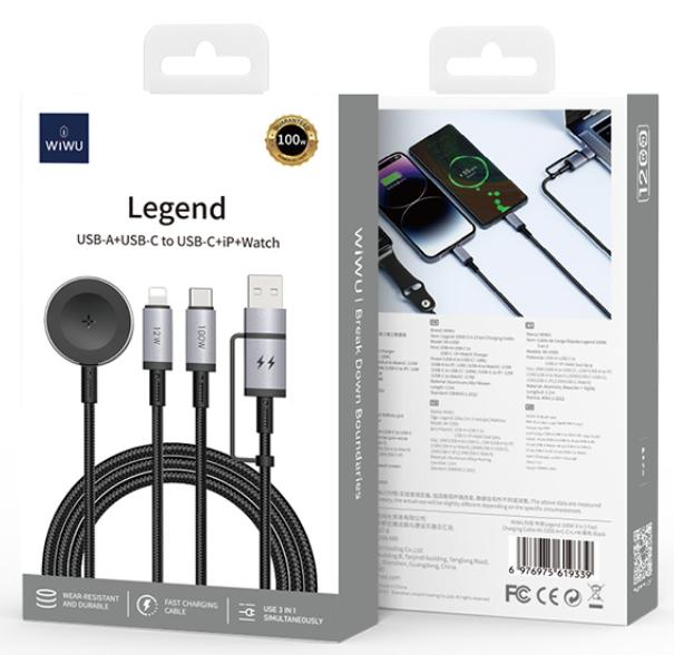 Legend Series 100W 3 in 2 Fast Charging Wi-C050 A+C-C+L+W