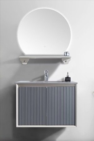 Advanced Gray Bathroom Mirror Cabinet