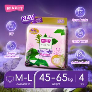 Space7 Slim Fit Overnight Panties M- L