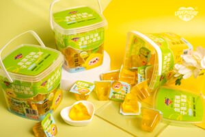 金银花柚子果冻 1