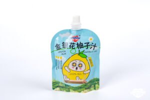 金银花柚子汁白底图 2