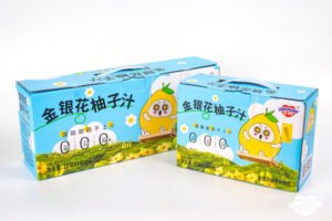 金银花柚子汁白底图 3