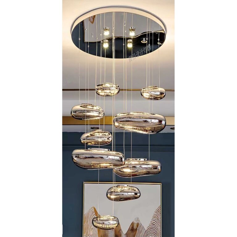 9926-D7 Stylish and Creative Round Glass Dome Pendant Lamp